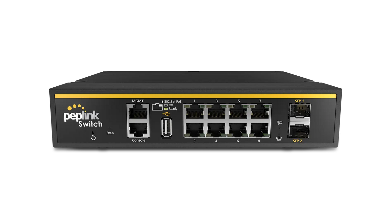 SD Switch 8-Port Rugged PEPLINK