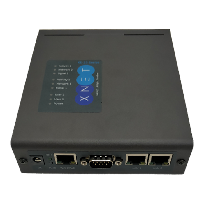 XE33 ROUTER BUNDLE -XE33#1C Lora 3 Gbps Ethernet, 1 RS232, 1 X CAT 4 LTE, 1 USB, Multi Channel LoRa gateway NISEVA