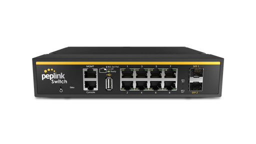 SD Switch 8-Port Rugged PEPLINK