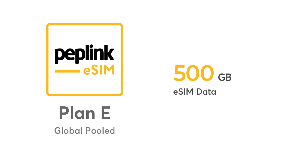 Peplink eSIM Data - Pooled Plan E