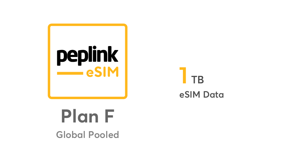 Peplink eSIM Data - Pooled Plan F