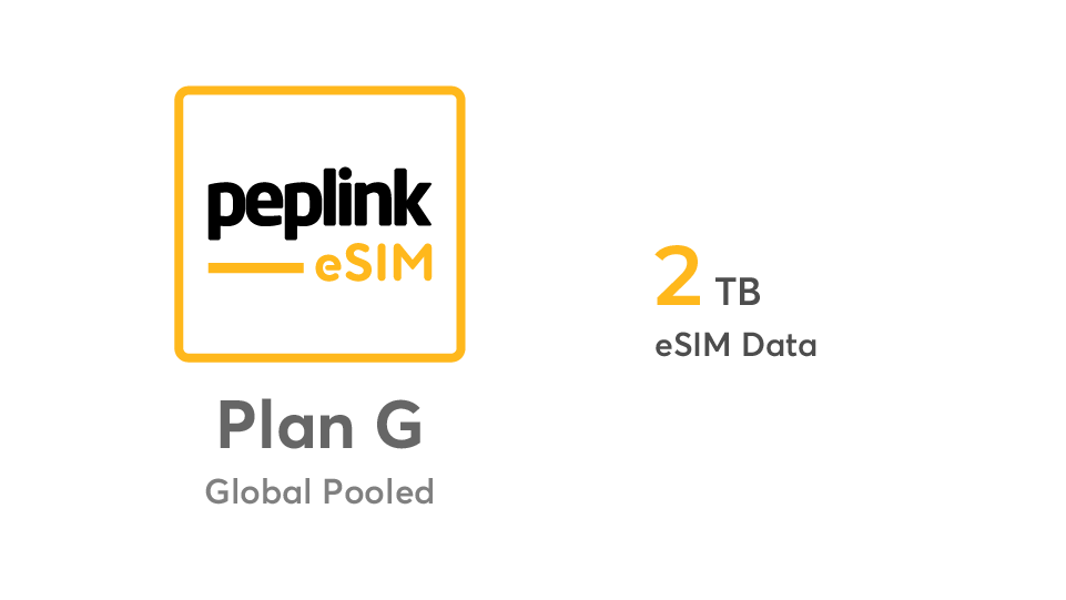 Peplink eSIM Data - Pooled Plan G