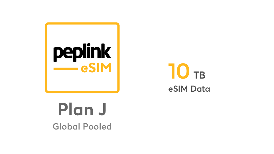 Peplink eSIM Data - Pooled Plan J