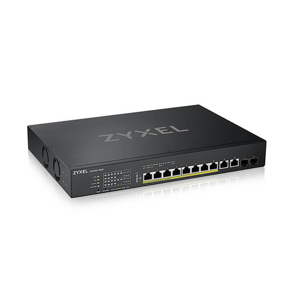 ZYXEL NETWORKS - XS1930-12HP - 
Commutateur géré intelligent Lite-L3 10G Multi-Gig PoE à 8 ports avec 2 ports 10G Multi-Gig et 2 SFP+